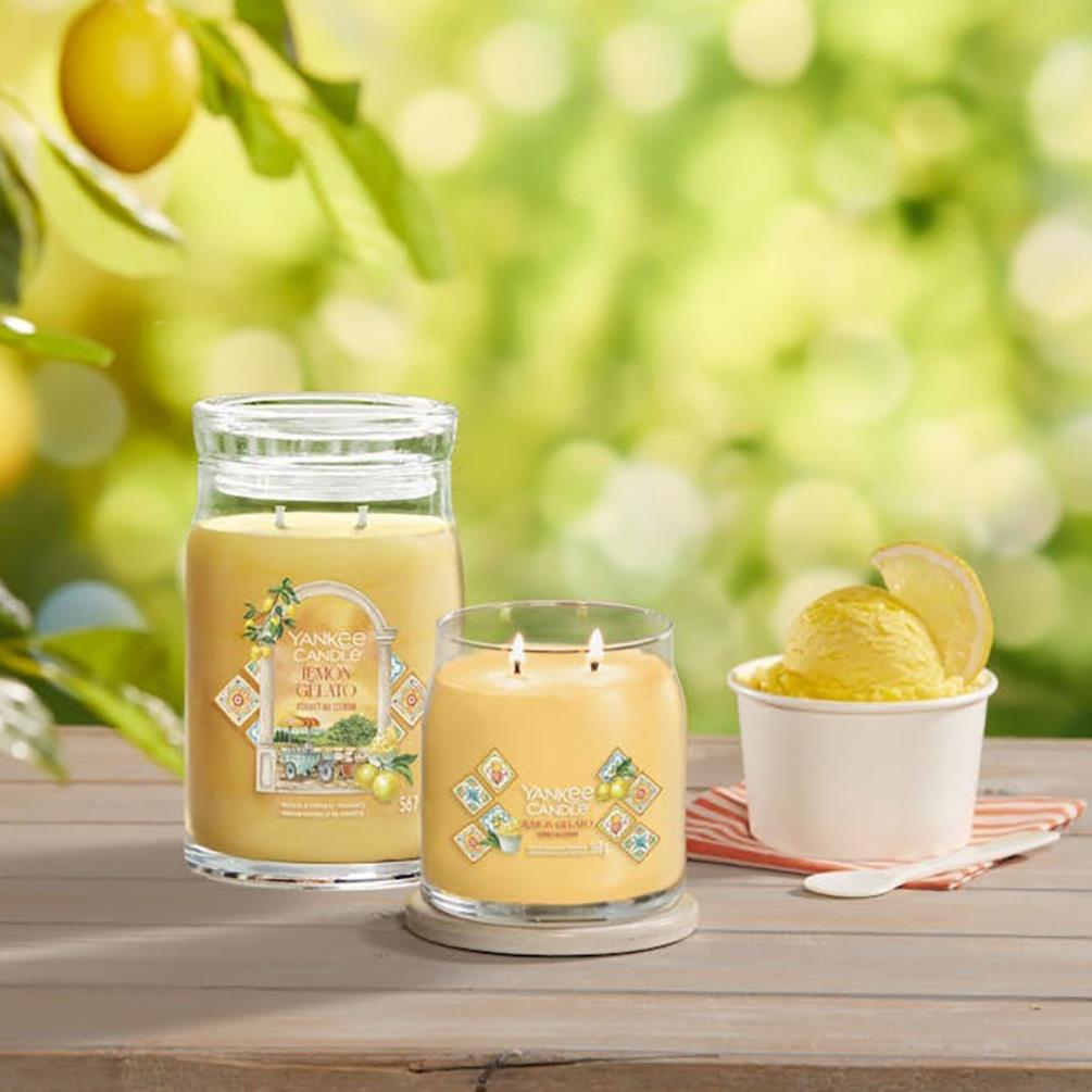 Yankee Candle Lemon Gelato Medium Jar Extra Image 3